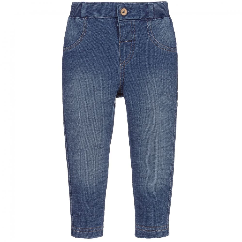 Everything Must Change - Blue Cotton Jersey Trousers | Childrensalon