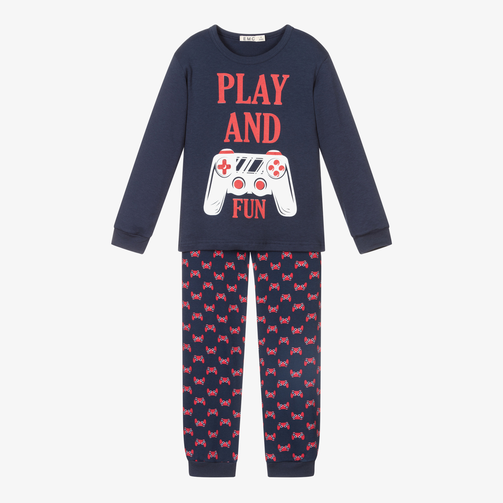 Everything Must Change-Blue Gaming Cotton Pyjamas | Childrensalon Outlet
