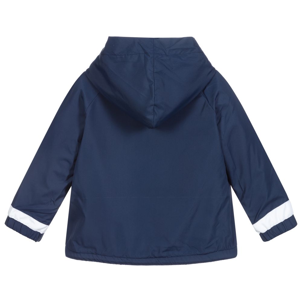 افريثينغ مست تشاينج-Blue Hooded Baby Jacket | Childrensalon Outlet