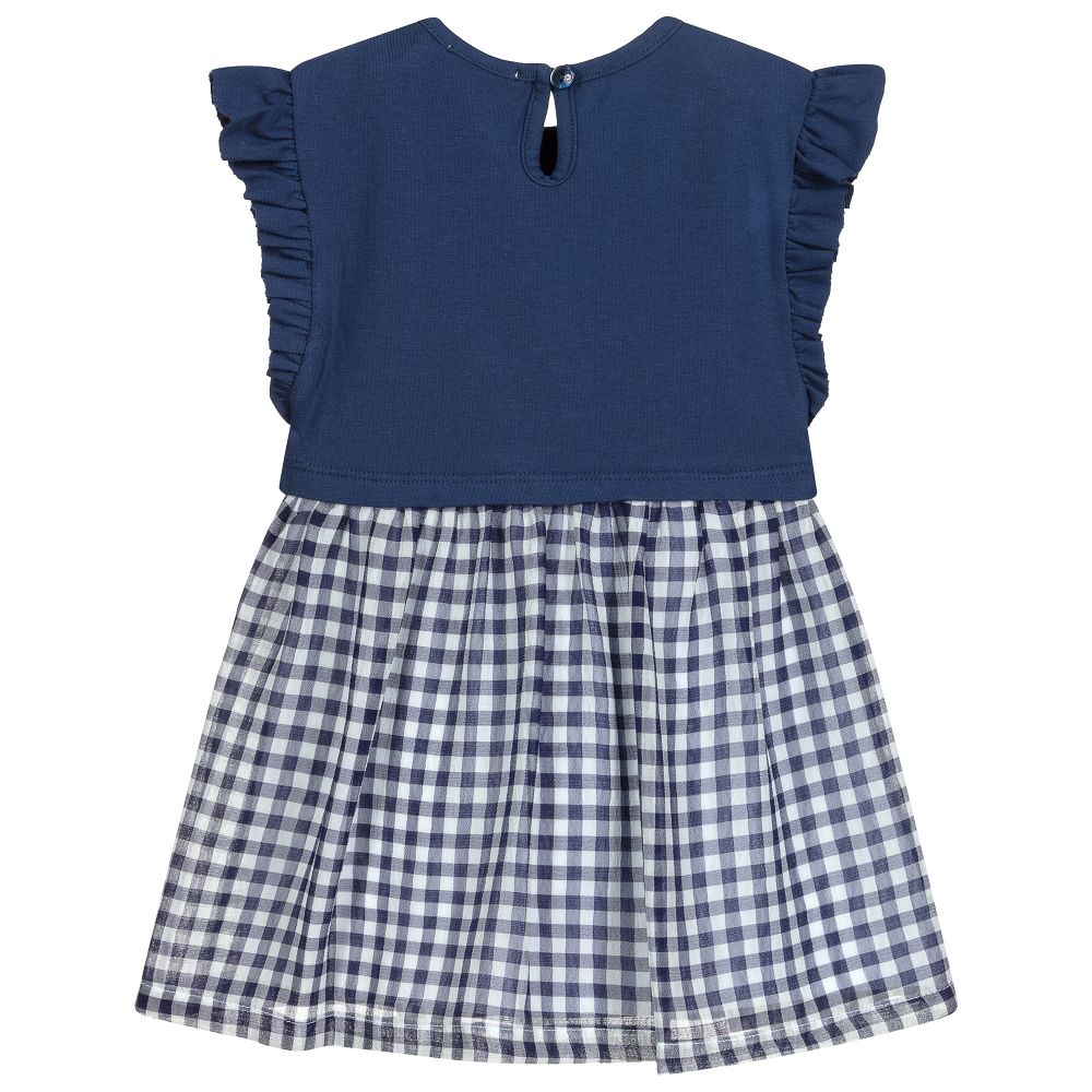 Everything Must Change-Blue Jersey & Chiffon Dress | Childrensalon Outlet