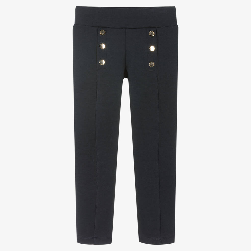 Everything Must Change-Blue Milano Jersey Trousers | Childrensalon Outlet