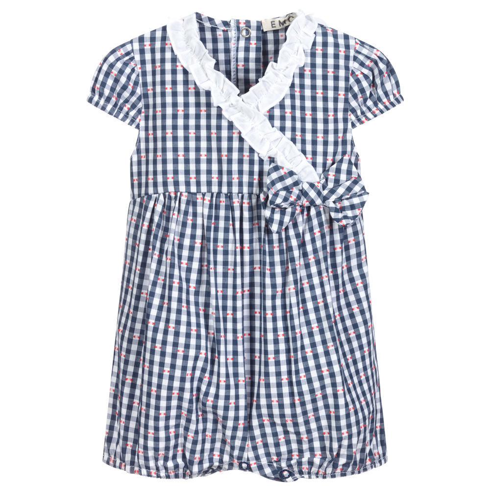 Everything Must Change - Blue & White Baby Shortie | Childrensalon