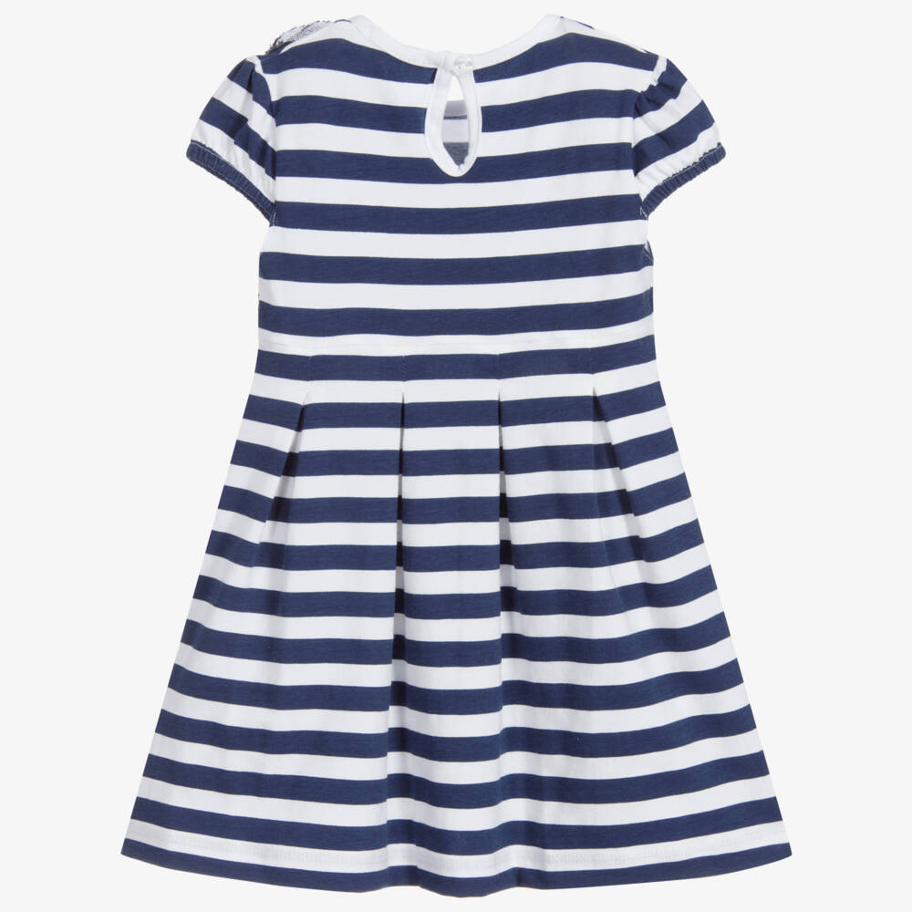 Everything Must Change-Blue & White Striped Dress Set | Childrensalon Outlet