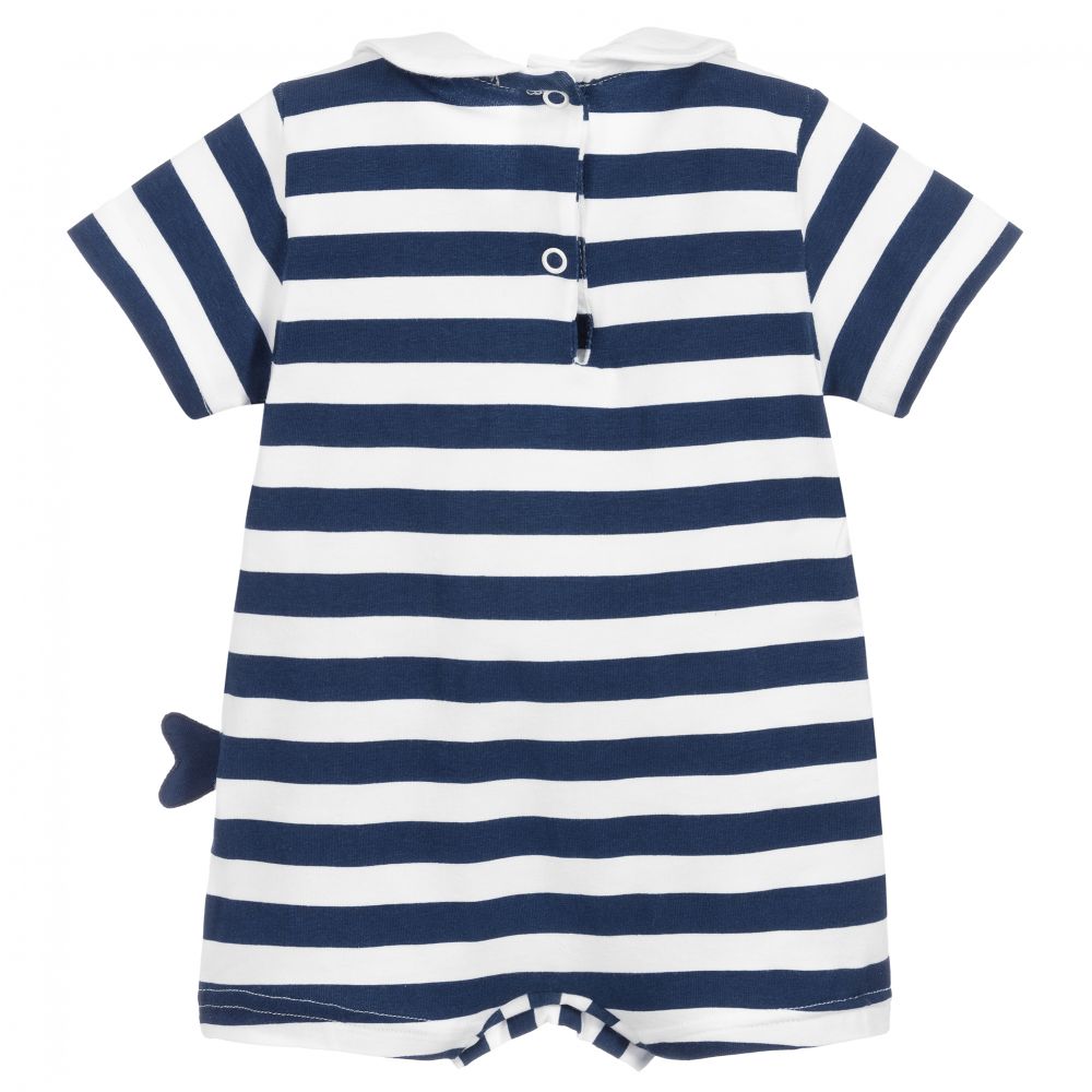 Everything Must Change-Blue & White Striped Shortie | Childrensalon Outlet