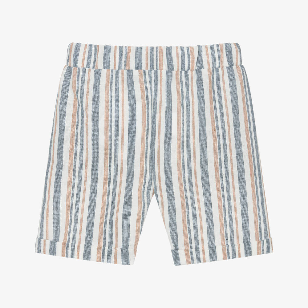 Everything Must Change-شورت قطني أزرق للأولاد | Childrensalon Outlet