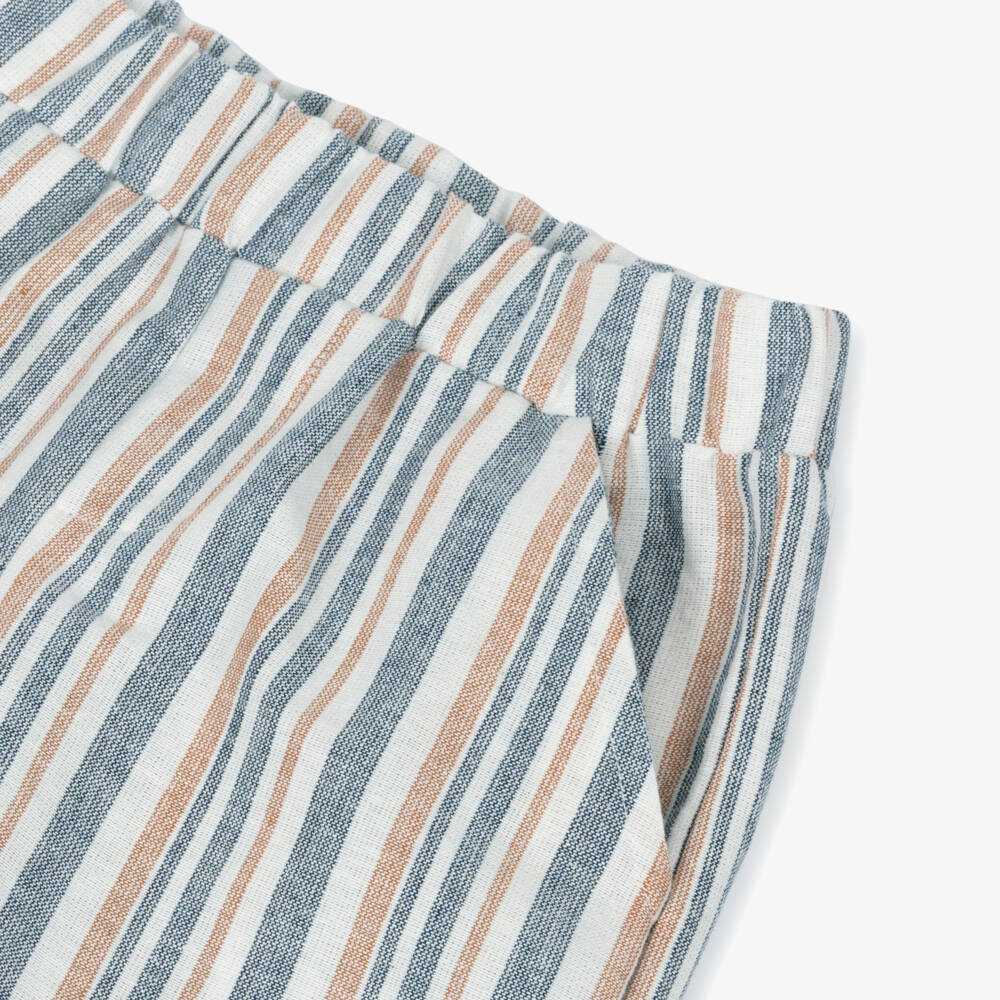 Everything Must Change-شورت قطني أزرق للأولاد | Childrensalon Outlet