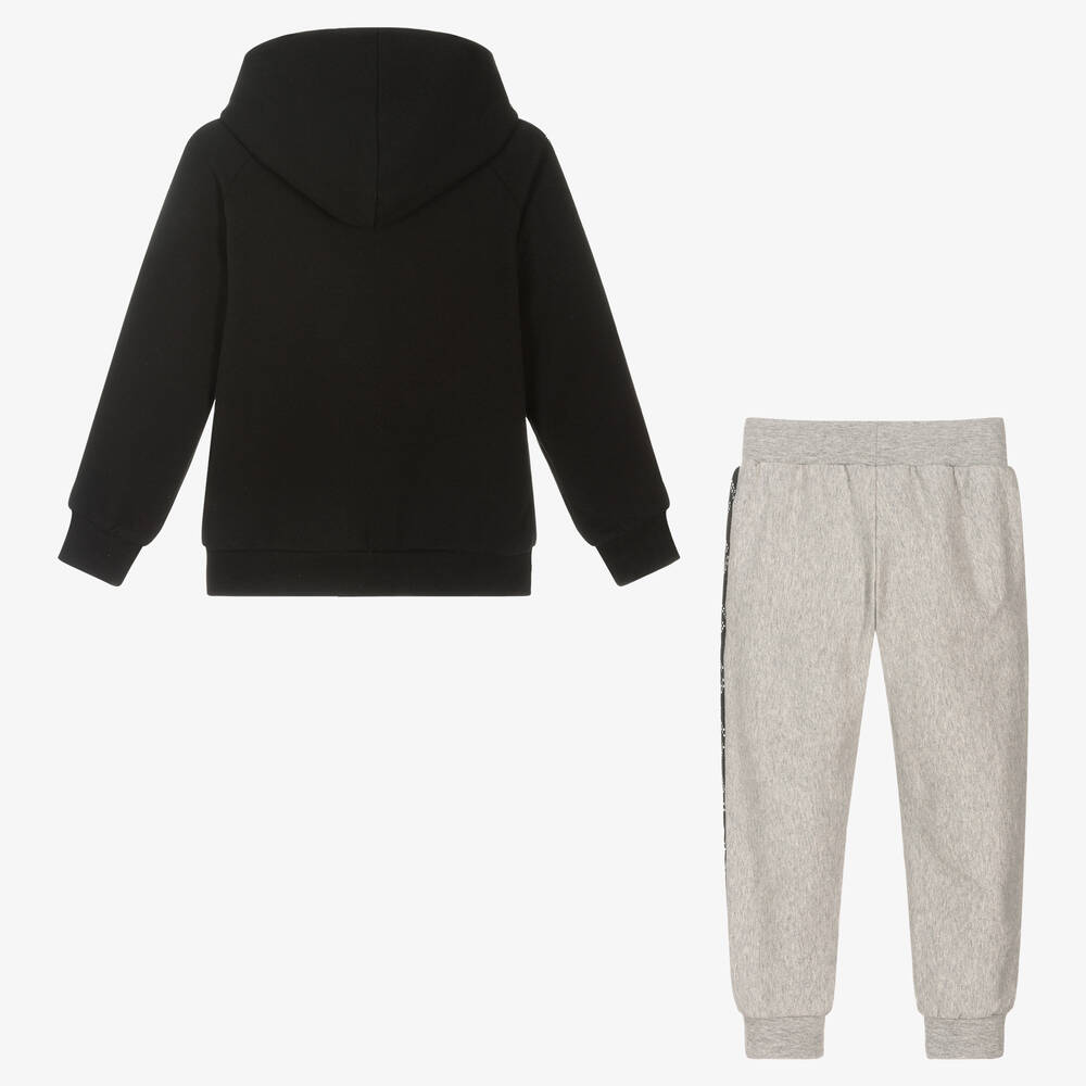Everything Must Change-Boys Black & Grey Tracksuit | Childrensalon Outlet