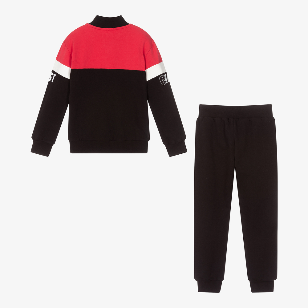 Everything Must Change-Boys Black Logo Tracksuit  | Childrensalon Outlet