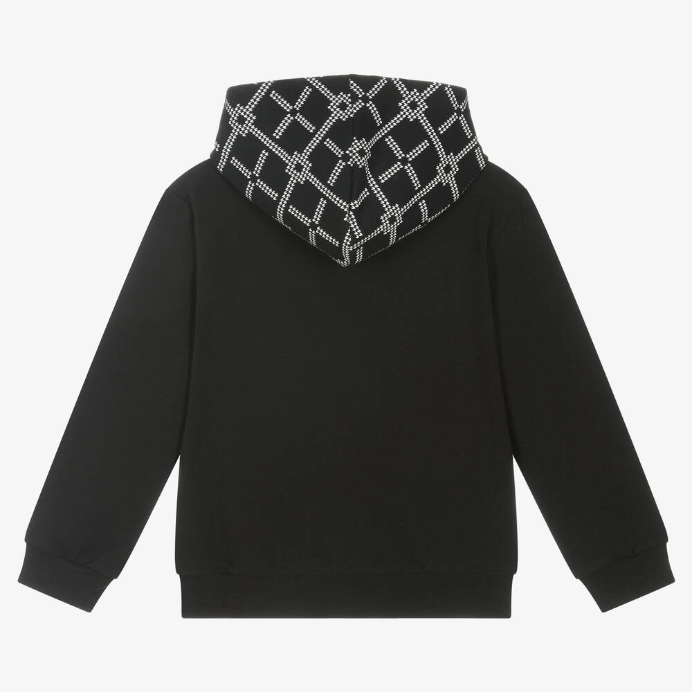 Everything Must Change-Boys Black Zip-Up Hoodie | Childrensalon Outlet