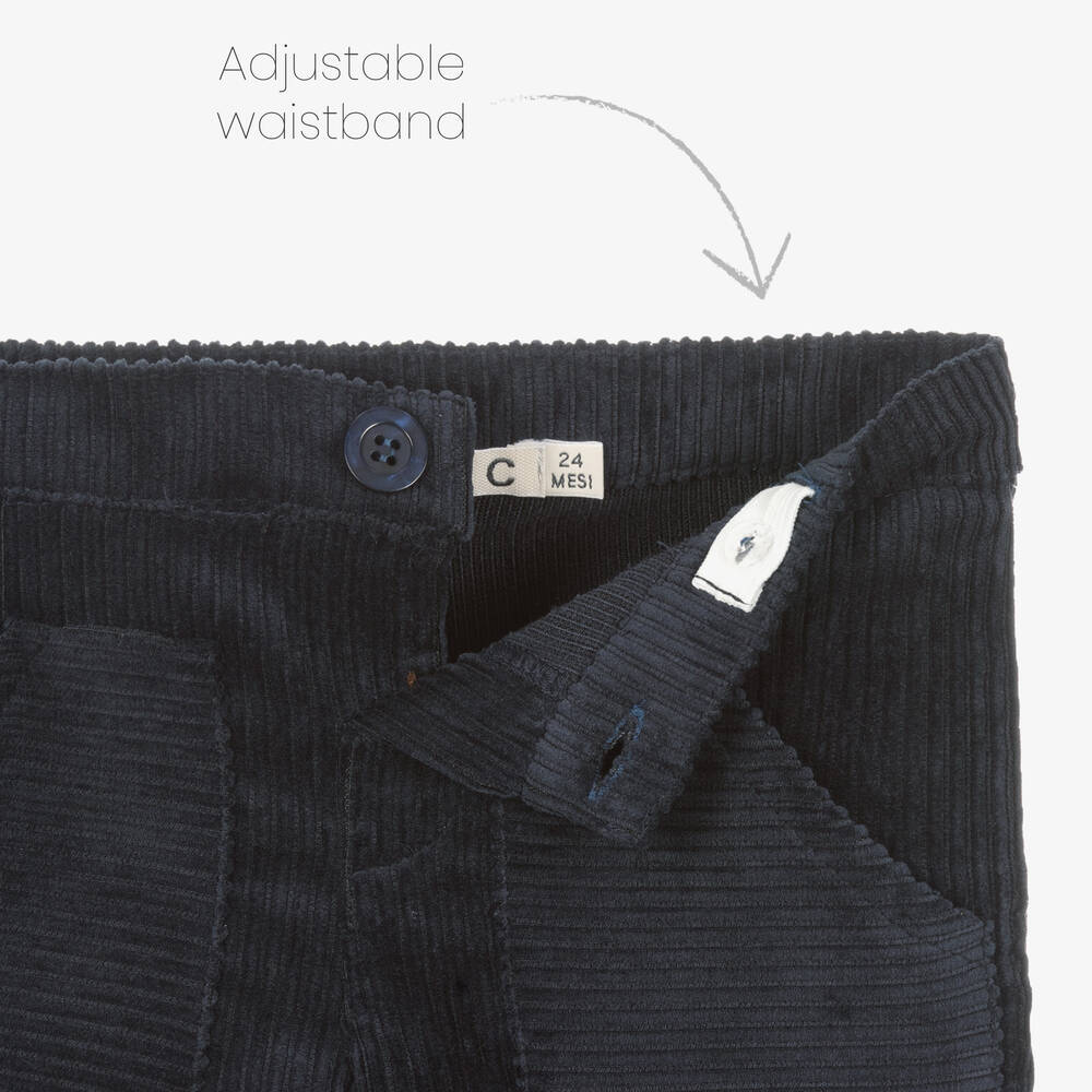 Everything Must Change-بنطلون كوردوري لون كحلي للأولاد | Childrensalon Outlet