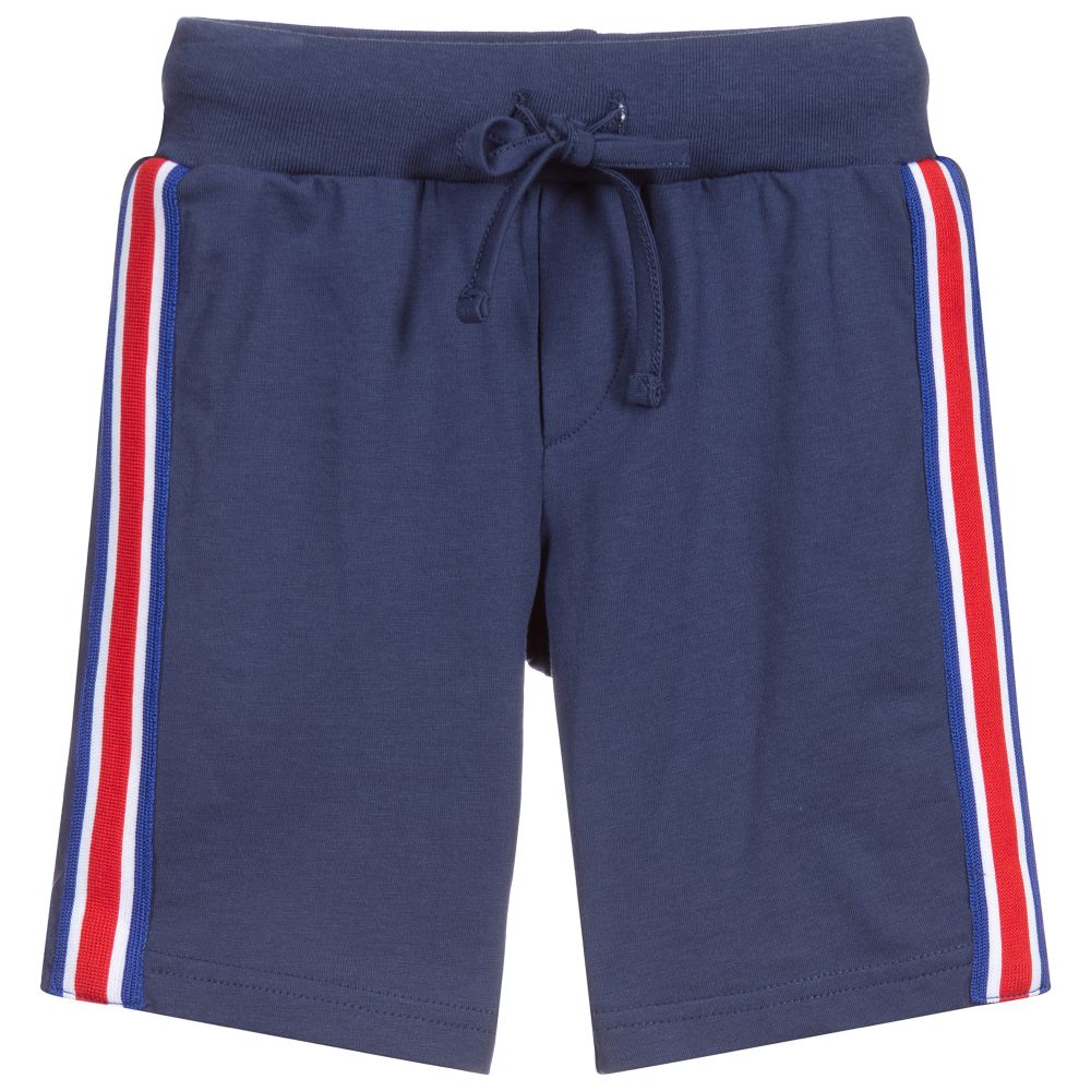 Everything Must Change - Boys Blue Cotton Shorts | Childrensalon