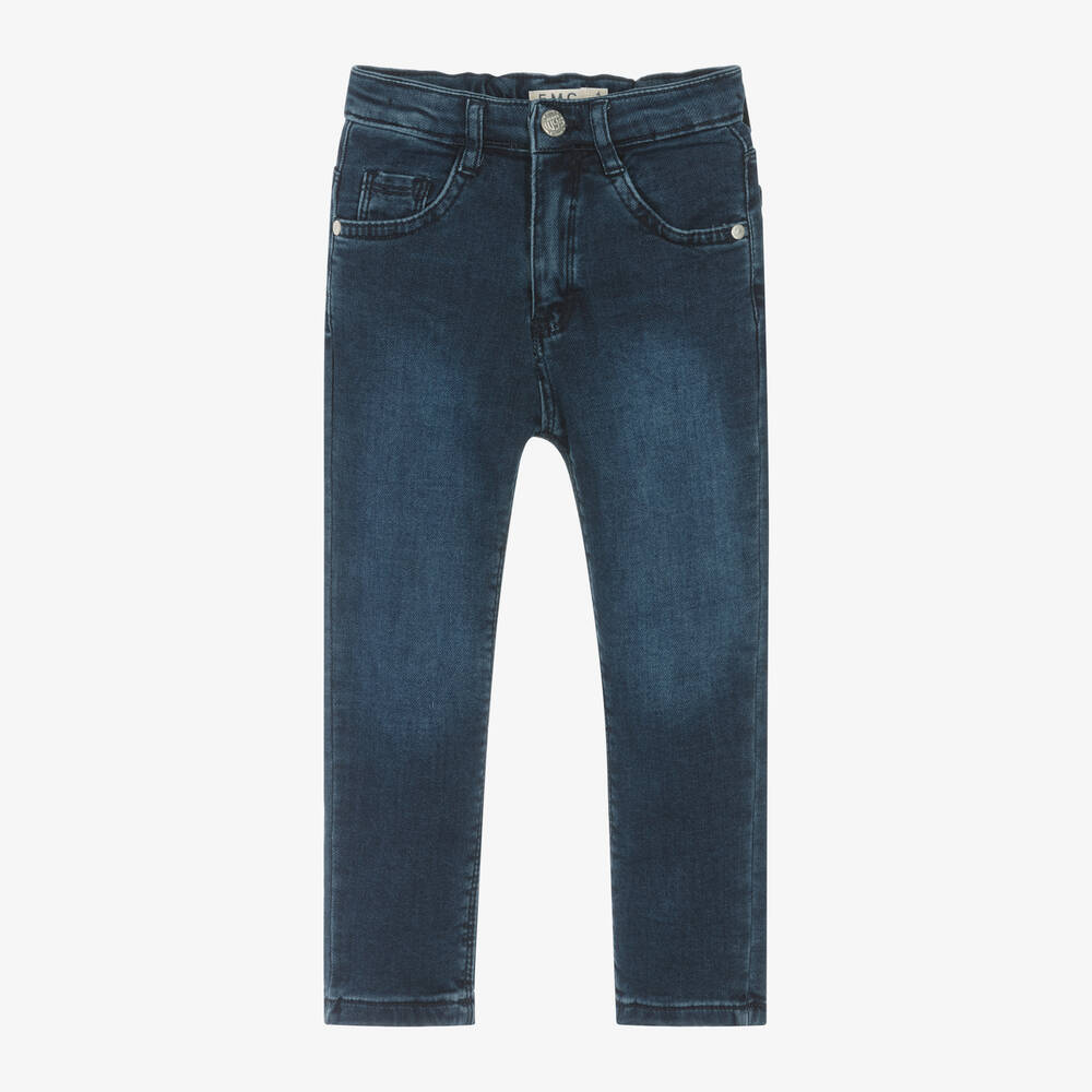 Everything Must Change-Boys Blue Jersey Denim Jeans | Childrensalon Outlet