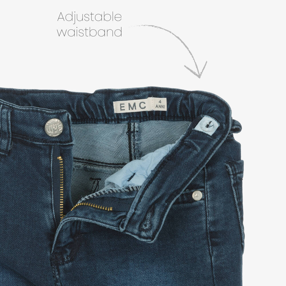 Everything Must Change-Boys Blue Jersey Denim Jeans | Childrensalon Outlet