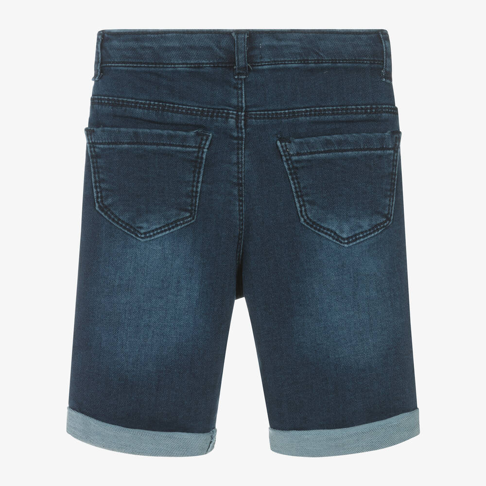 Everything Must Change-Boys Blue Jersey Denim Shorts | Childrensalon Outlet