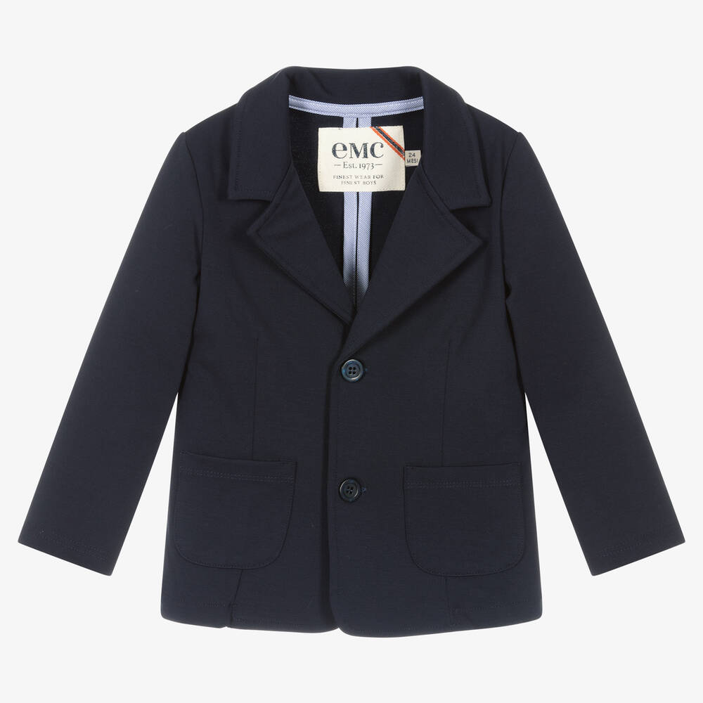 Everything Must Change - Blazer bleu en jersey Milano garçon | Childrensalon