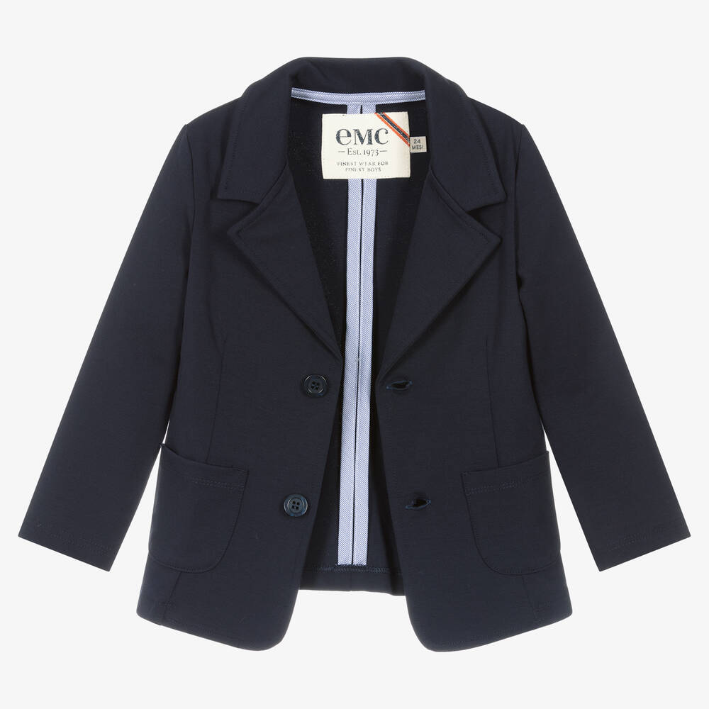 Everything Must Change-Boys Blue Milano Jersey Blazer | Childrensalon Outlet
