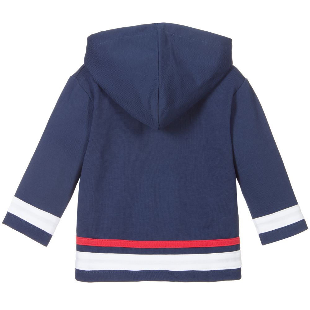 Everything Must Change-Boys Blue Zip-Up Top | Childrensalon Outlet