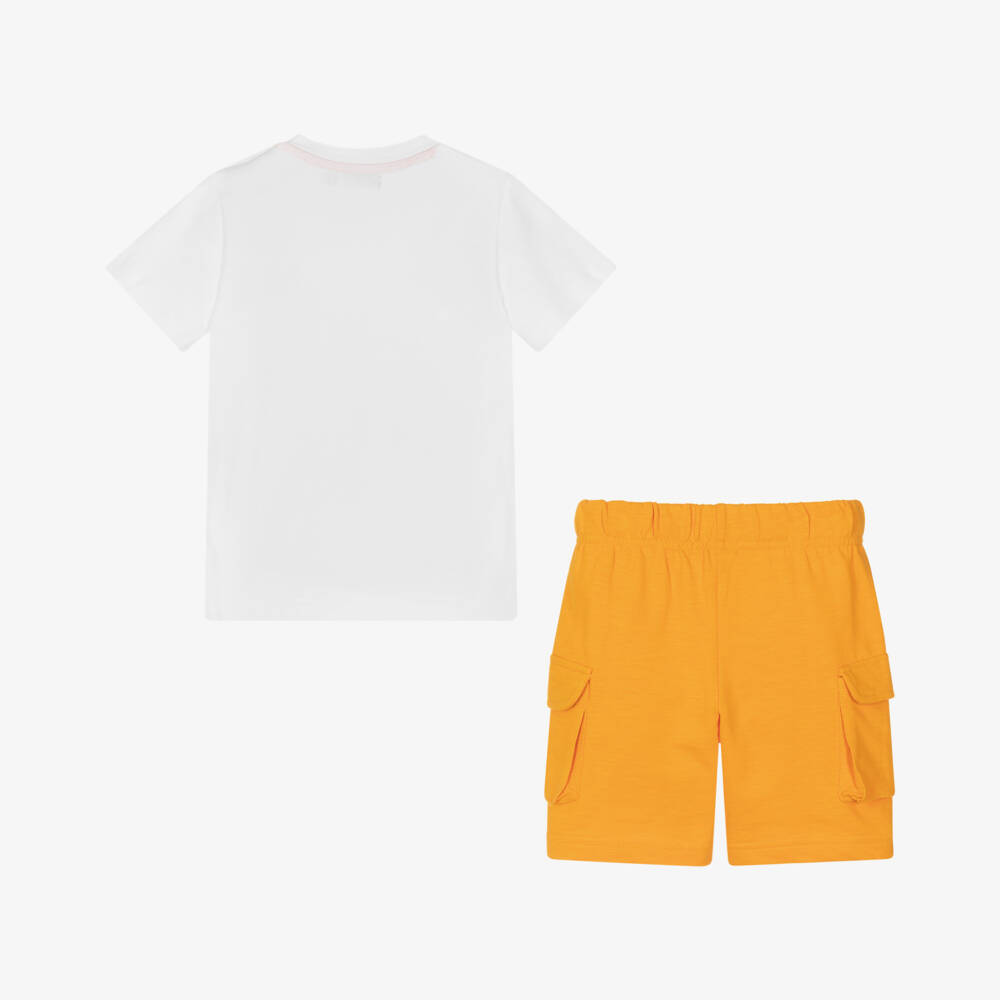 Everything Must Change-Boys Bright Cotton Shorts Ensemble | Childrensalon Outlet