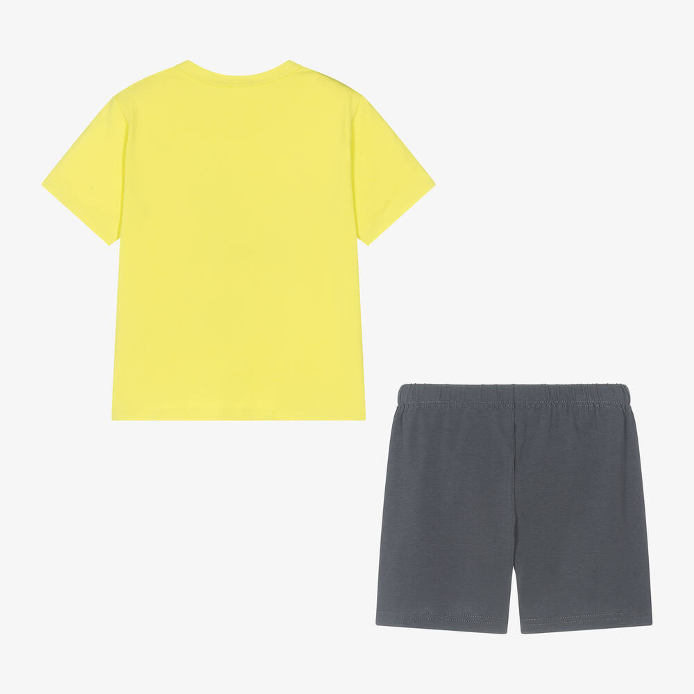 Everything Must Change-Boys Green Cotton Seal Print Pyjamas | Childrensalon Outlet