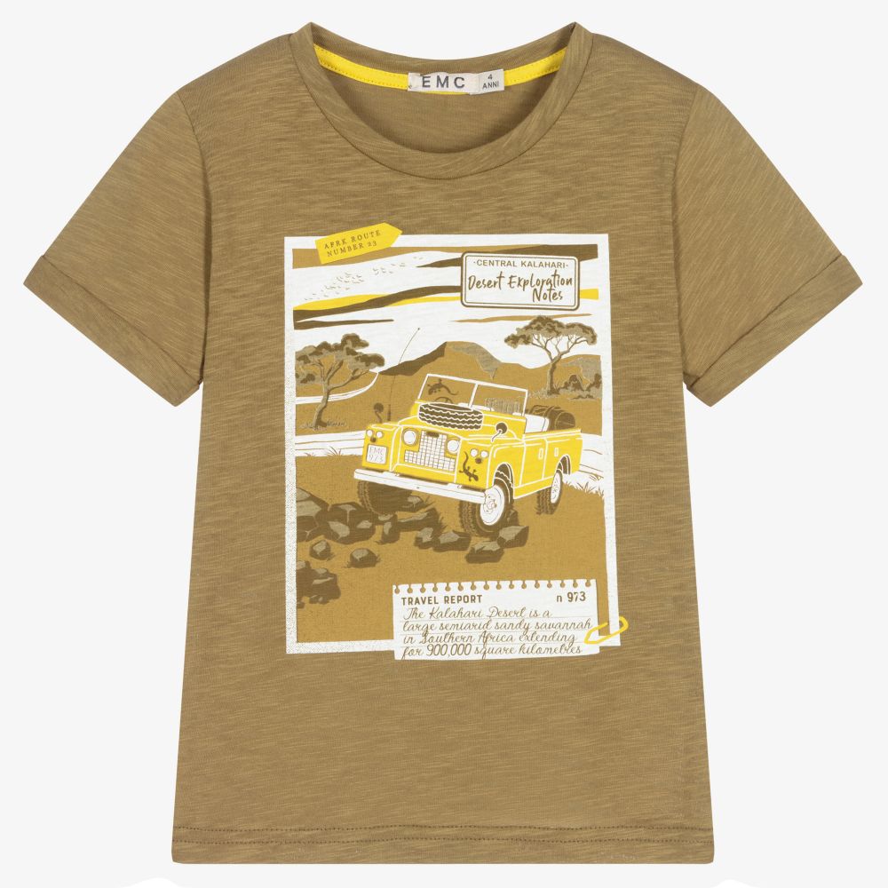 Everything Must Change - Grünes T-Shirt aus Baumwolle (J) | Childrensalon