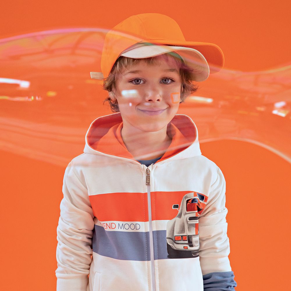 Boys orange tracksuit new arrivals