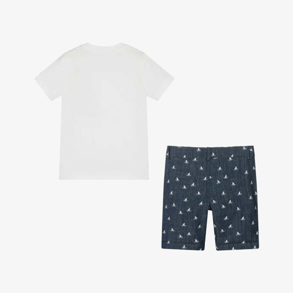 Everything Must Change-Boys Nautical Denim Adventure Set | Childrensalon Outlet