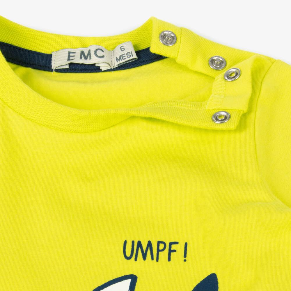 Everything Must Change-Boys Playful Green & Navy Shorts Ensemble | Childrensalon Outlet