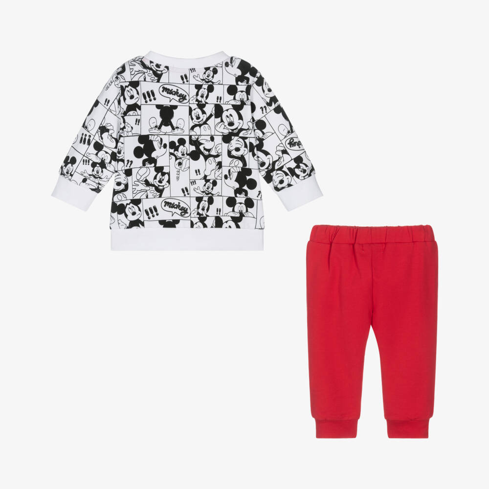 Everything Must Change-Boys Playful Red Mickey Set | Childrensalon Outlet