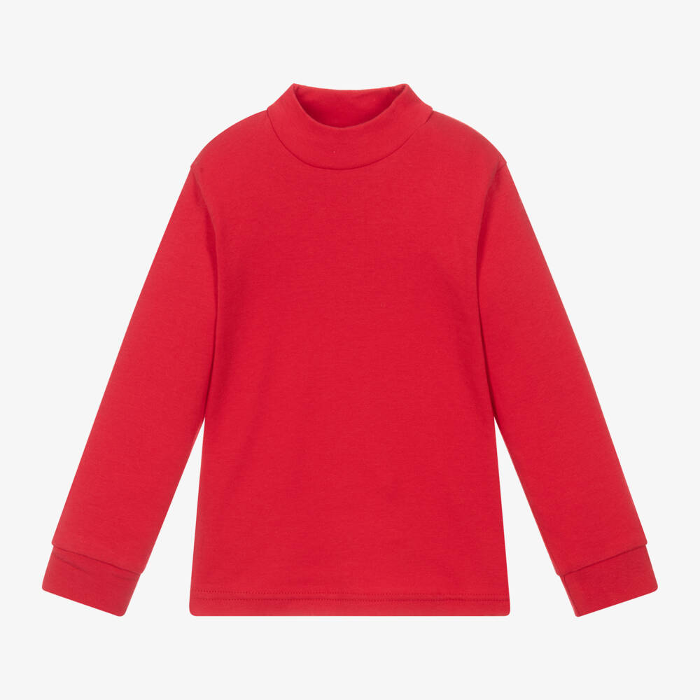 Everything Must Change-Boys Red Turtleneck Jersey Top | Childrensalon Outlet