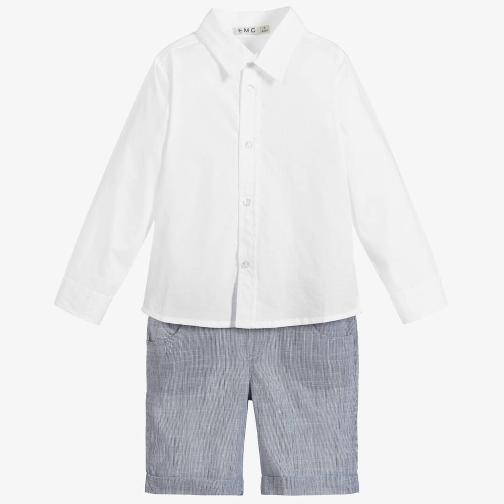 Everything Must Change-Boys Shirt & Shorts Set | Childrensalon Outlet