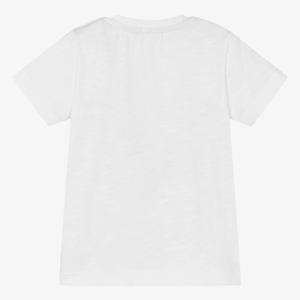 Everything Must Change-Boys White Cotton Skateboarding T-Shirt | Childrensalon Outlet
