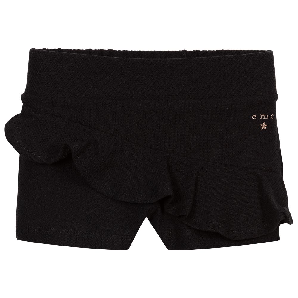 Everything Must Change - Girls Black Cotton Shorts | Childrensalon