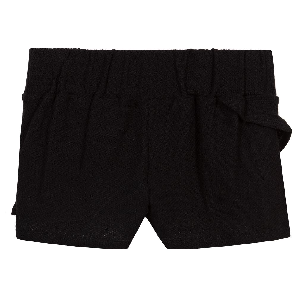 Everything Must Change-Girls Black Cotton Shorts | Childrensalon Outlet