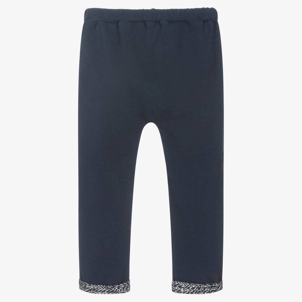 Everything Must Change-Girls Blue Cotton Joggers | Childrensalon Outlet