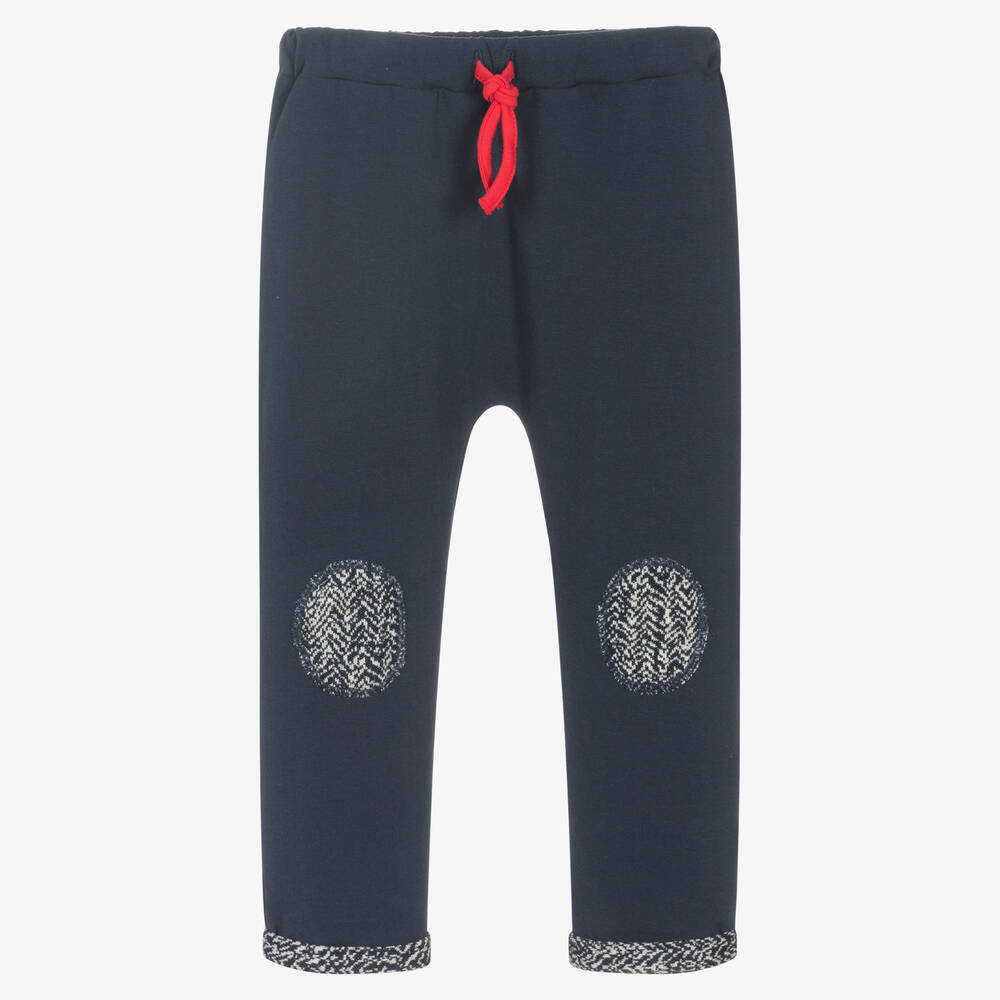 Everything Must Change - Girls Blue Cotton Joggers | Childrensalon