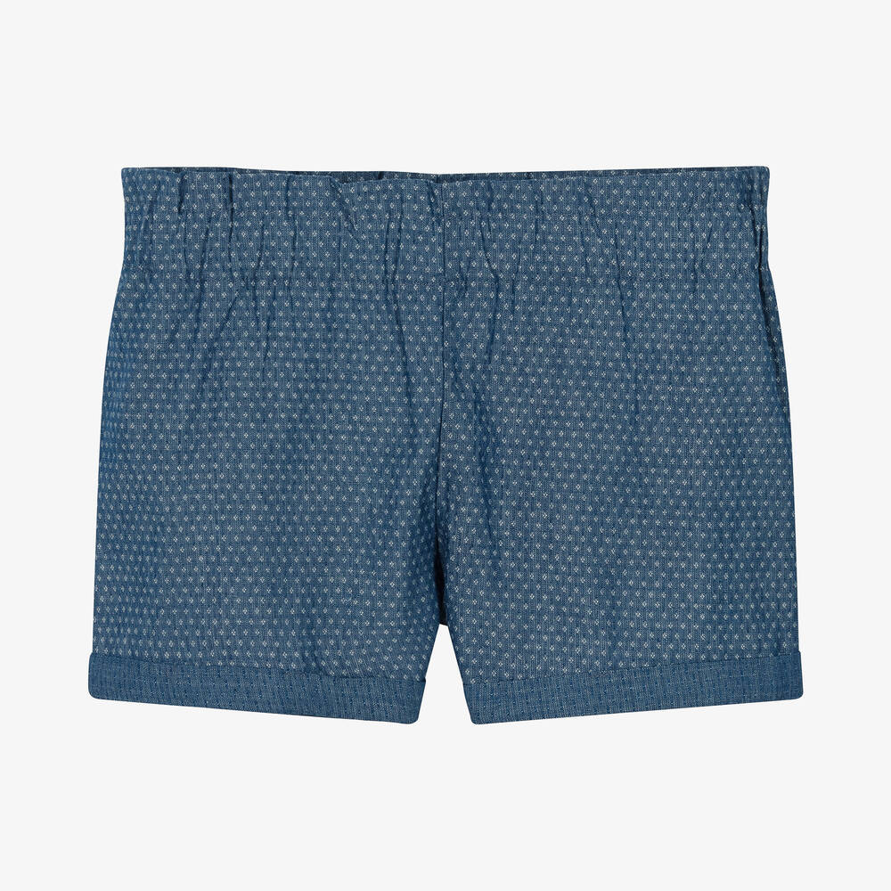 Everything Must Change - Blaue Baumwollshorts für Mädchen  | Childrensalon