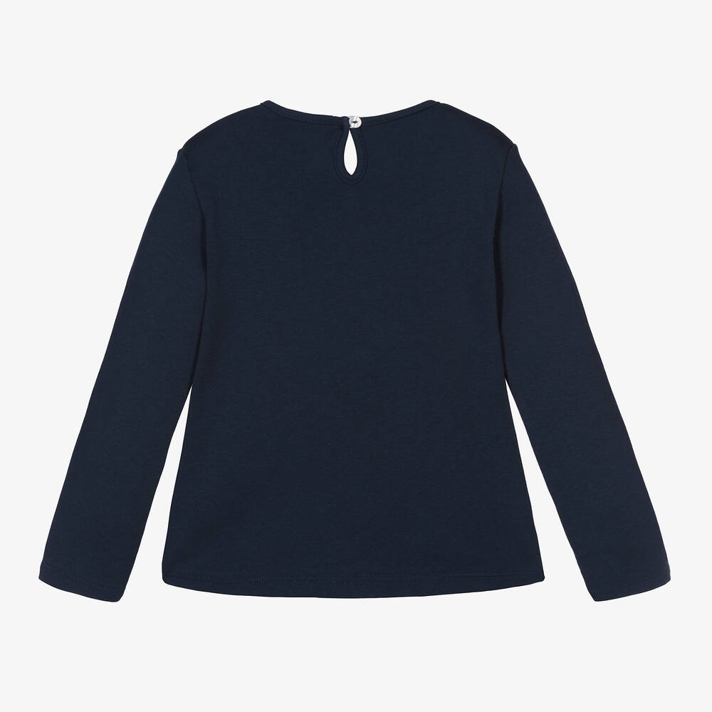 Everything Must Change-Girls Blue Cotton Top | Childrensalon Outlet