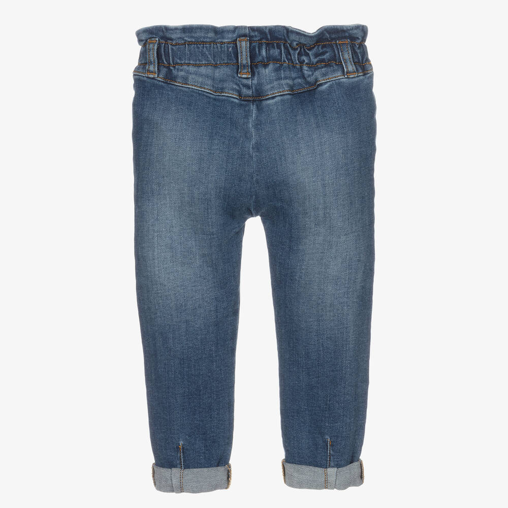Girls dark blue hotsell jeans