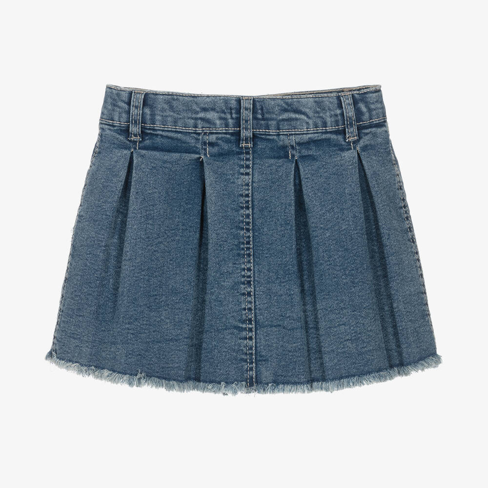 スカート sheller box pleated denim skirt box pleated denim skirt. – shéller / シェリエ