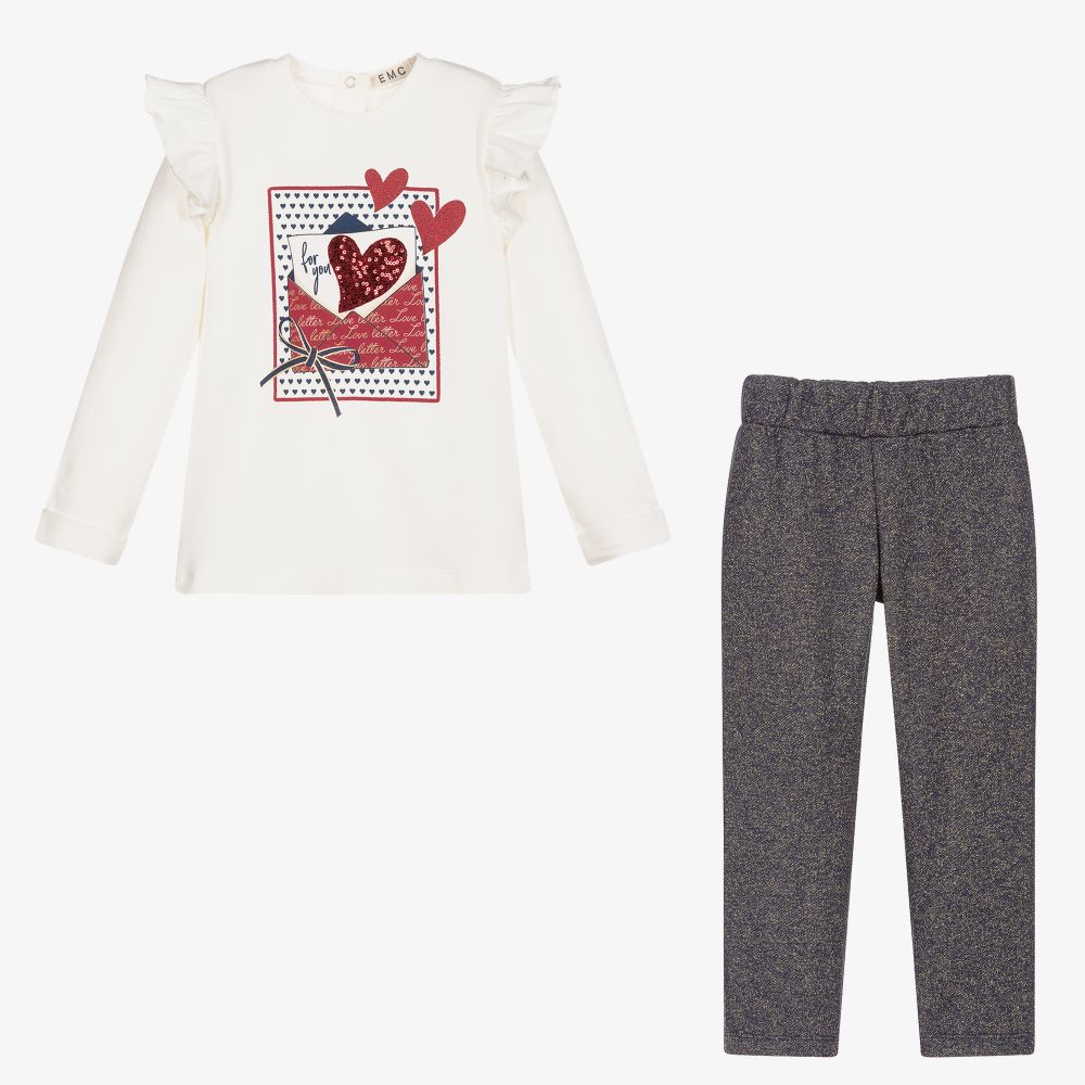 Everything Must Change-Комплект с синими легинсами для девочек | Childrensalon Outlet