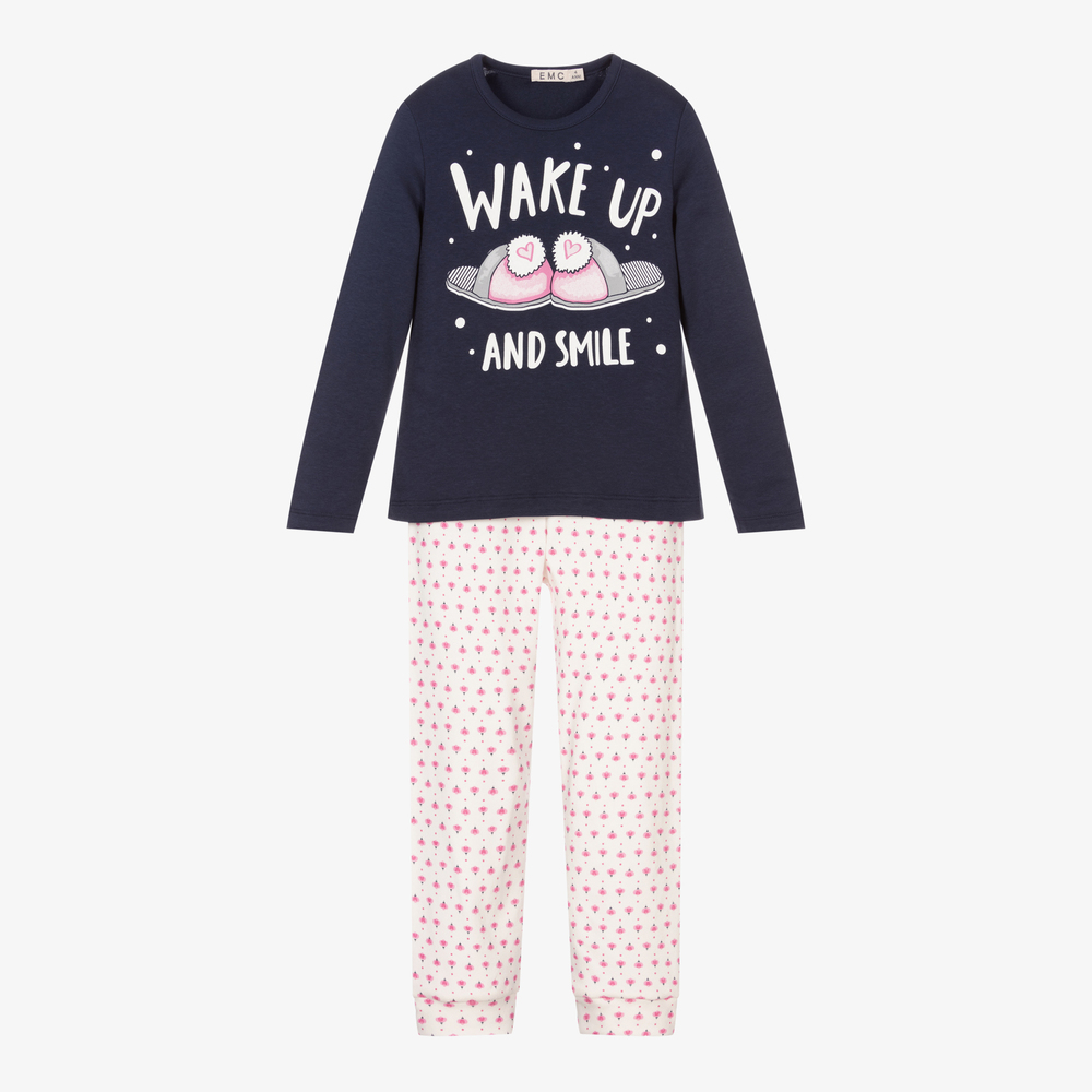 Everything Must Change - Pyjama bleu et rose Fille | Childrensalon