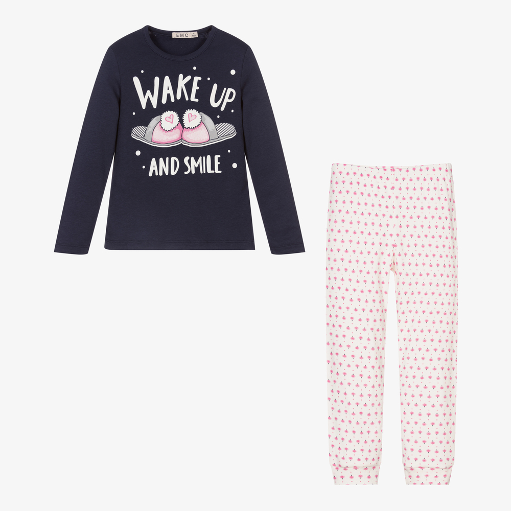 Everything Must Change-Розово-синяя пижама для девочек | Childrensalon Outlet