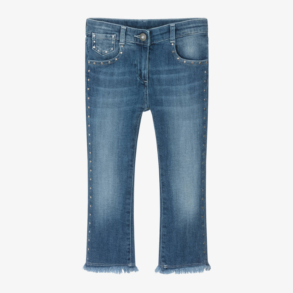 Everything Must Change-Girls Blue Studded Denim Jeans | Childrensalon Outlet