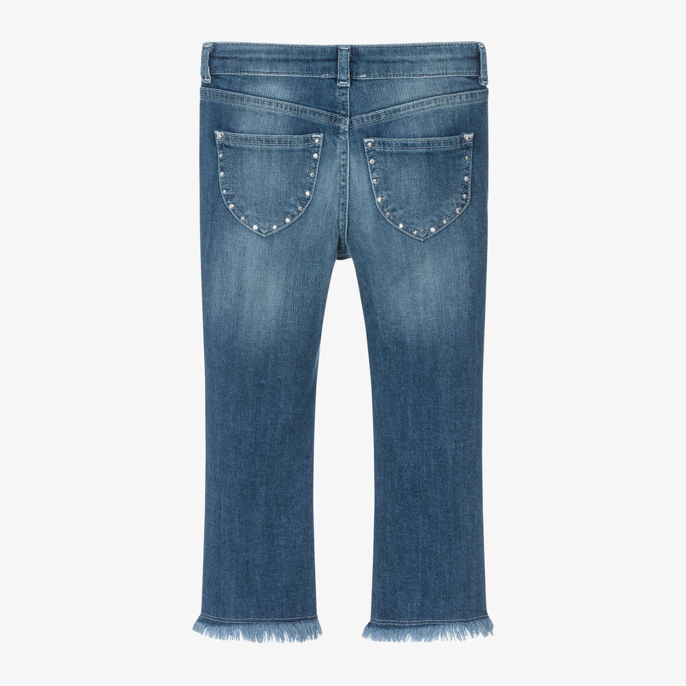 Everything Must Change Girls Blue Studded Denim Jeans
