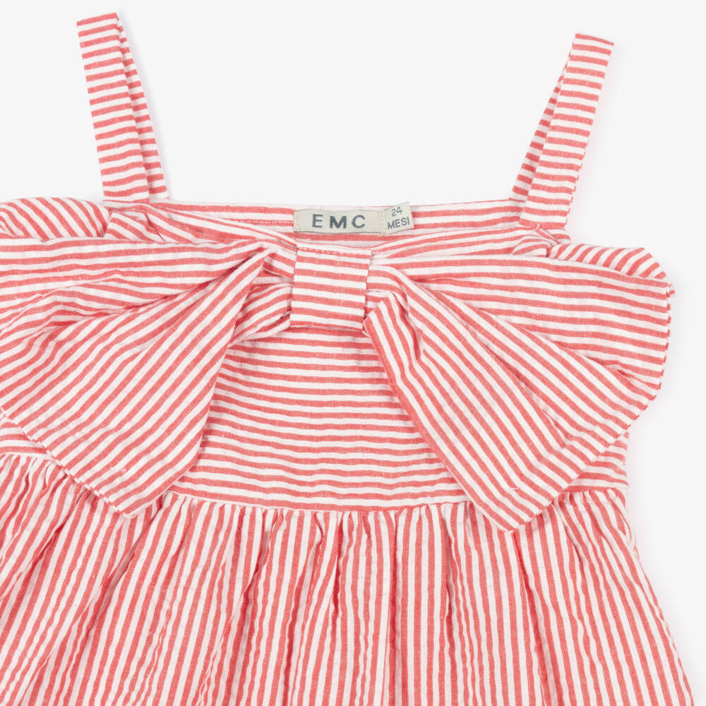 Everything Must Change-Girls Candy Striped Cotton Frock | Childrensalon Outlet