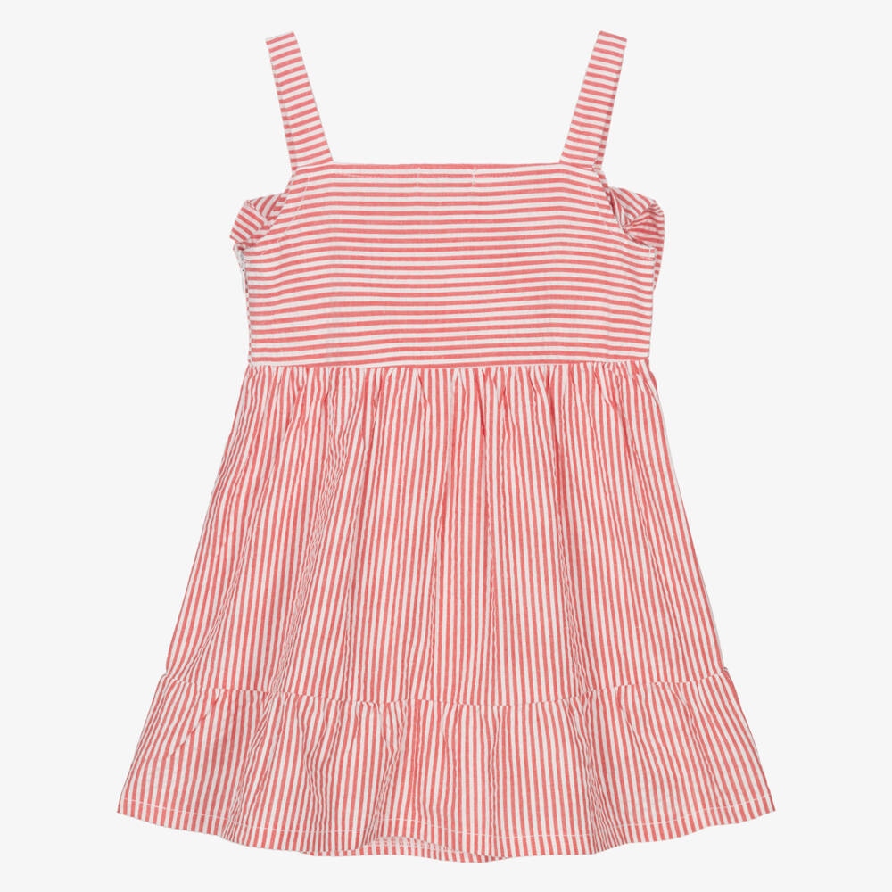 Everything Must Change-Girls Candy Striped Cotton Frock | Childrensalon Outlet