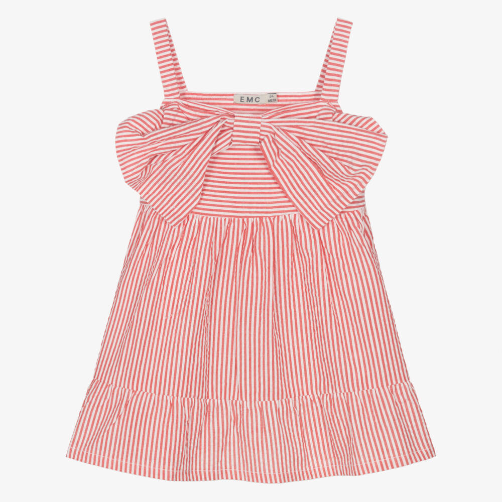 Everything Must Change-Girls Candy Striped Cotton Frock | Childrensalon Outlet