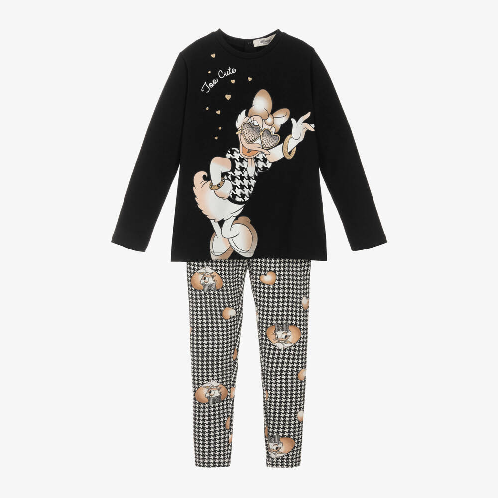 Everything Must Change-Girls Charcoal Disney Leggings Ensemble | Childrensalon Outlet