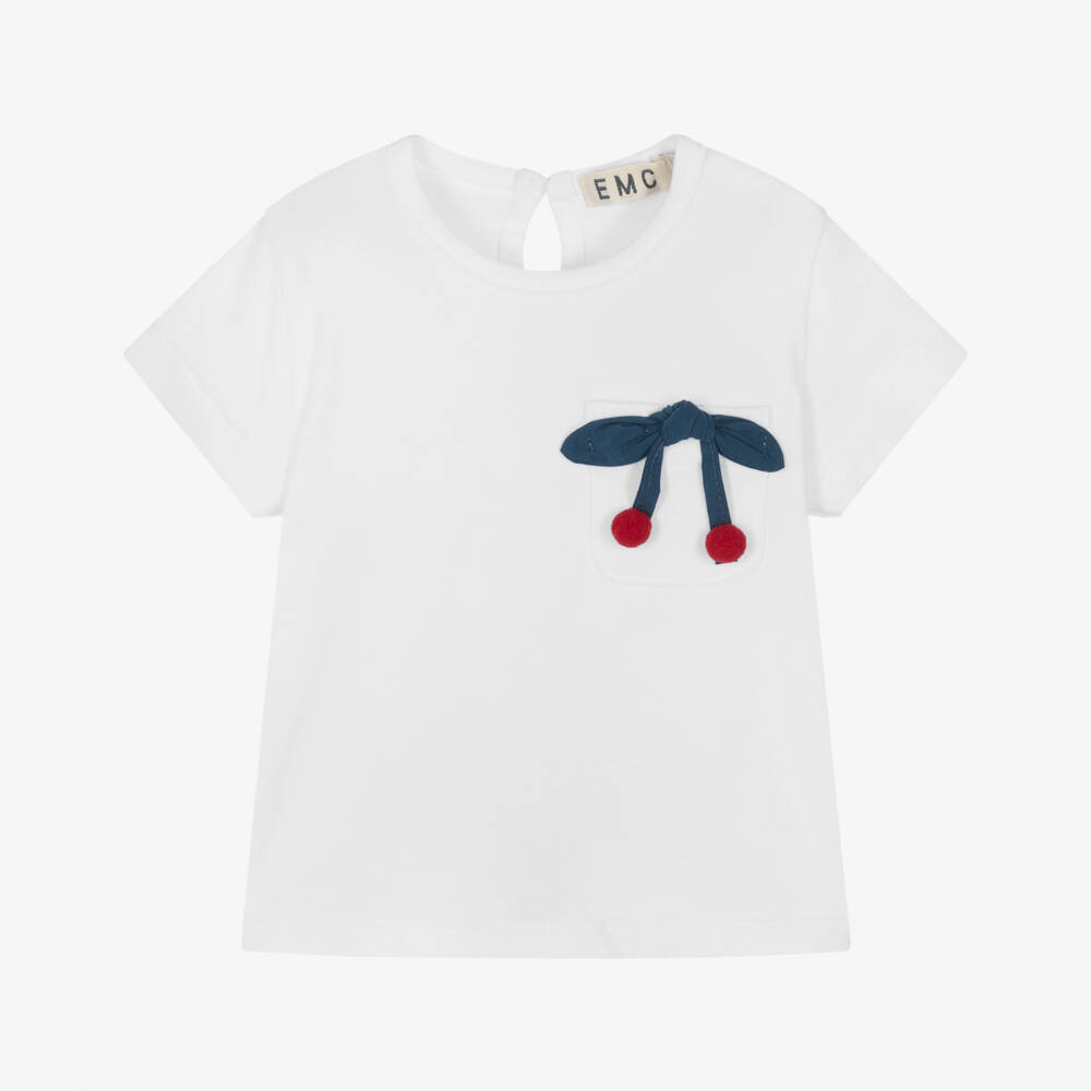 Everything Must Change-Girls Cherry Blossom Cotton Tee | Childrensalon Outlet