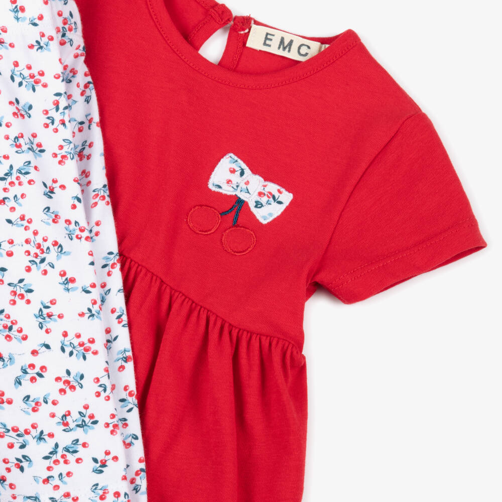 Everything Must Change-Костюм с красными леггинсами и вишневым декором для девочек | Childrensalon Outlet